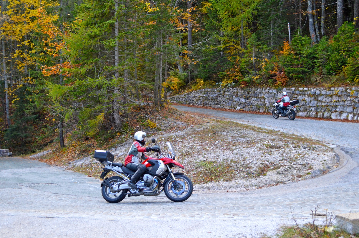 BMW Couple riding Julian Alps 940 - 1