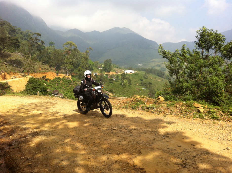 Colette in Sri Lanka Dirt Road - 1